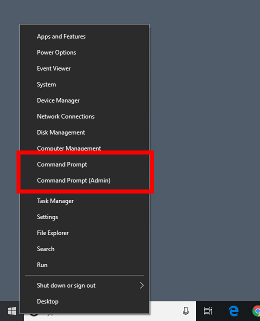 Replace Command Prompt with PowerShell and Vice Versa in Windows 10 image 1
