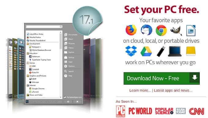 How to Make Portable Apps That Run Off a USB Stick image 1