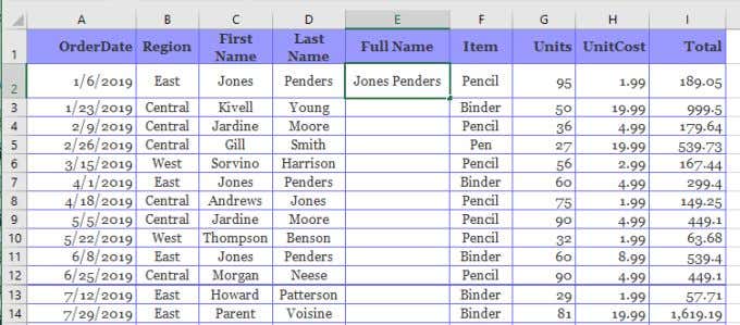 How To Use Flash Fill In Excel image 3