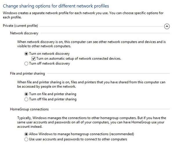 network sharing