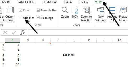 remove gridlines