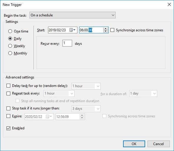Use The Windows 10 Task Scheduler To Automate Almost Anything image 7