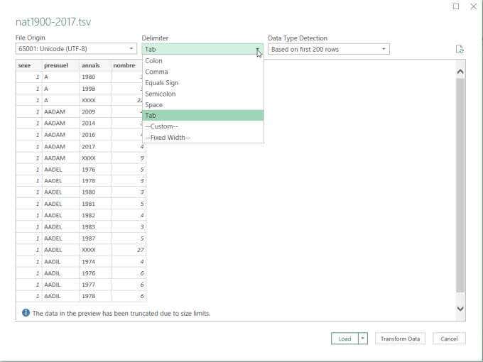 How To Insert CSV or TSV Into An Excel Worksheet image 9