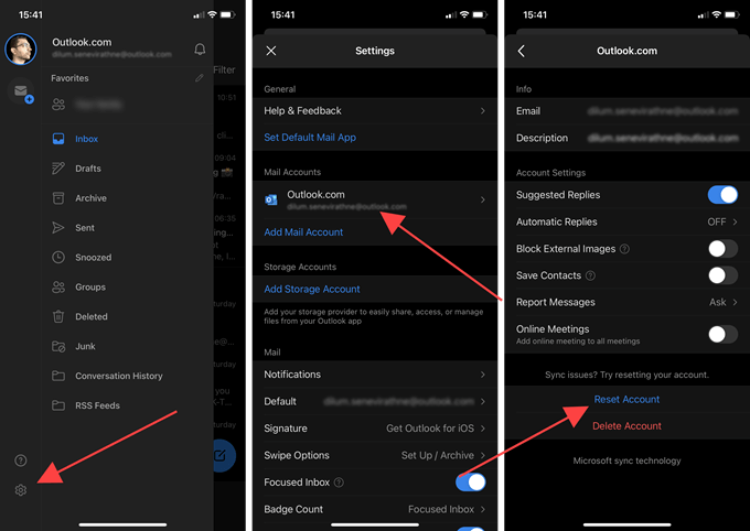Outlook App Not Syncing? 13 Fixes to Try image 2