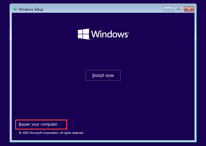 How To Fix an Unmountable Boot Volume in Windows 10 image 4