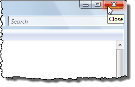 Closing Personalization window in Vista