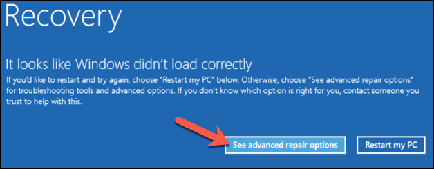 How to Fix a Windows 10 Automatic Repair Loop image 4