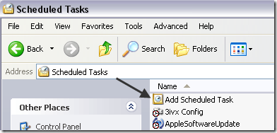 add scheduled task