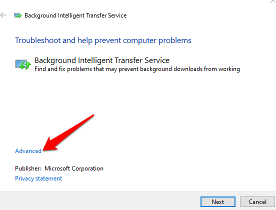 Fix Background Intelligent Transfer Service Will Not Start Error image 13
