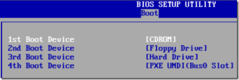 change boot order