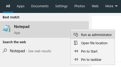 Open Notepad as Admin to Avoid “Access is Denied” image 10