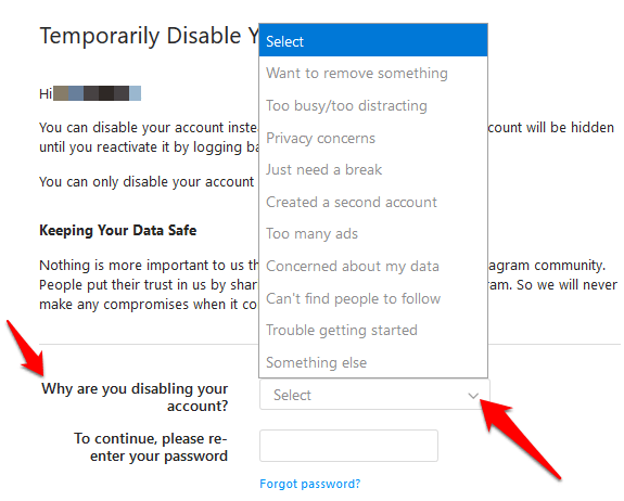 How To Delete An Instagram Account image 6