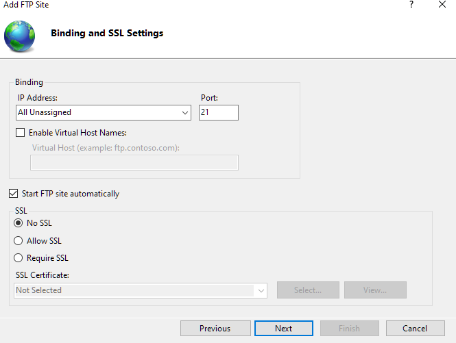 How To Set Up Private Cloud Storage Using a Windows 10 FTP Site image 9