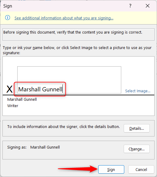 How to Add a Signature in Microsoft Word image 9
