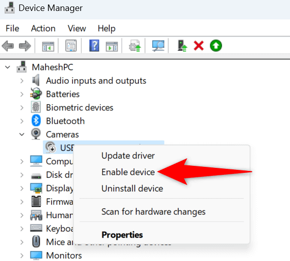 How to Fix a &#8220;This device is disabled. (Code 22)&#8221; Error on Windows image 2