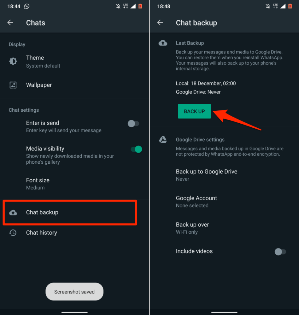 How to Backup Your WhatsApp Data on iPhone and Android image 3