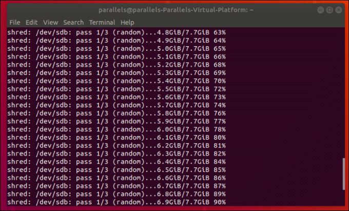 Perform a Zero Fill Using a Linux Live CD image 2