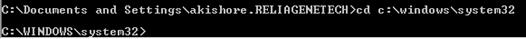 ms dos commands