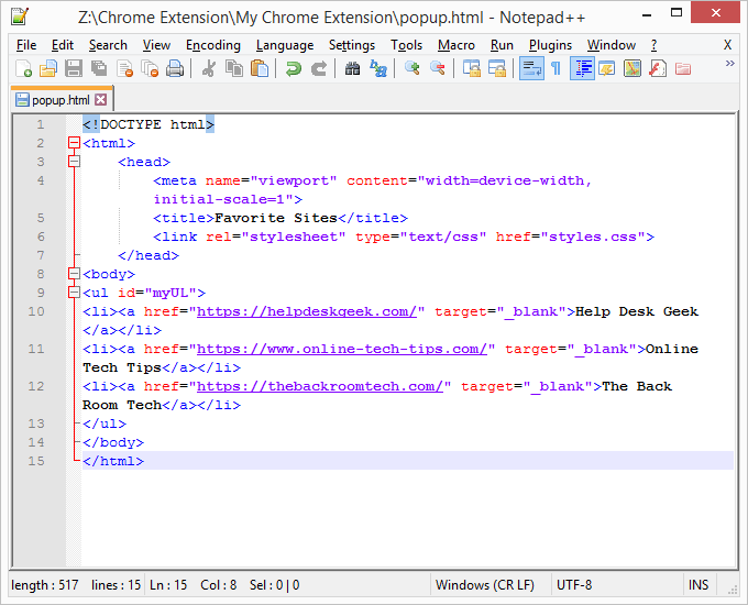 How To Make a Simple Chrome Extension image 3