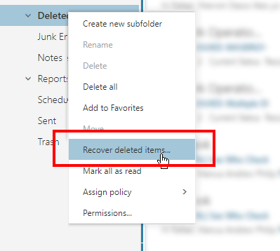 How to Recover Deleted Emails in Office 365 image 3