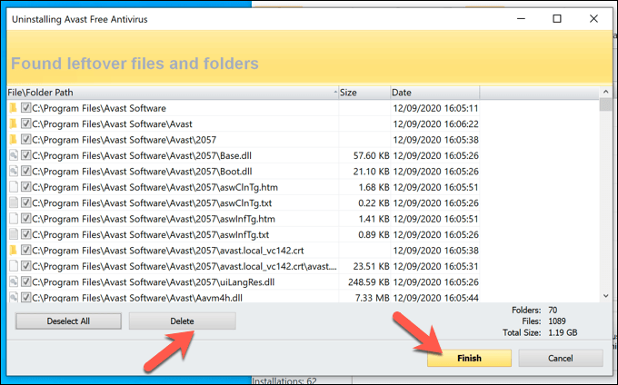 How to Uninstall Avast on Windows 10 image 19