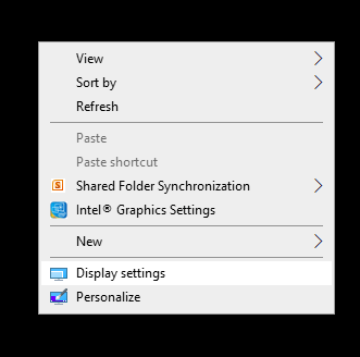 Configure The Display image