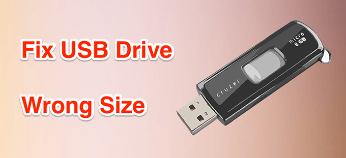 How To Fix USB Drive Showing Wrong Size image 1