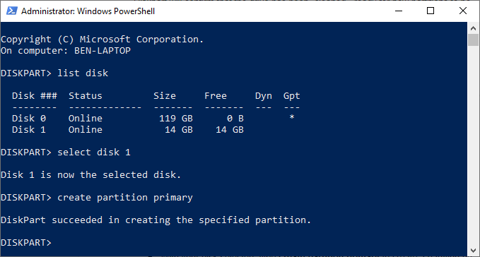 How to Use DiskPart Utility in Windows image 13