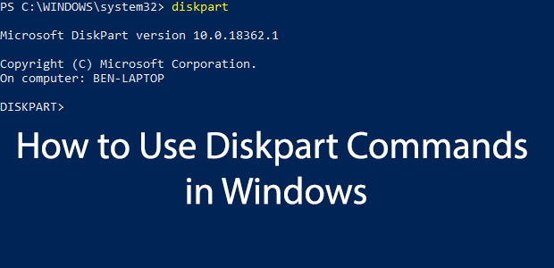 How to Use DiskPart Utility in Windows image 1