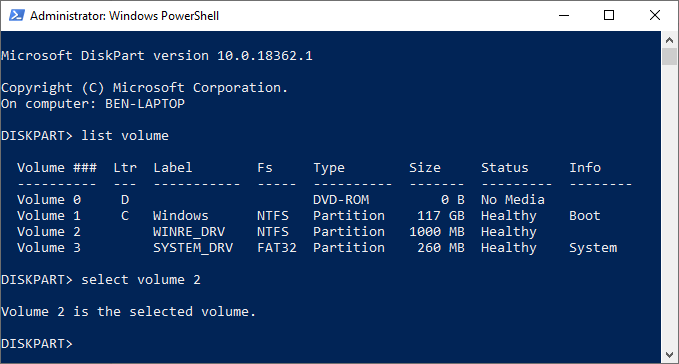How to Use DiskPart Utility in Windows image 10