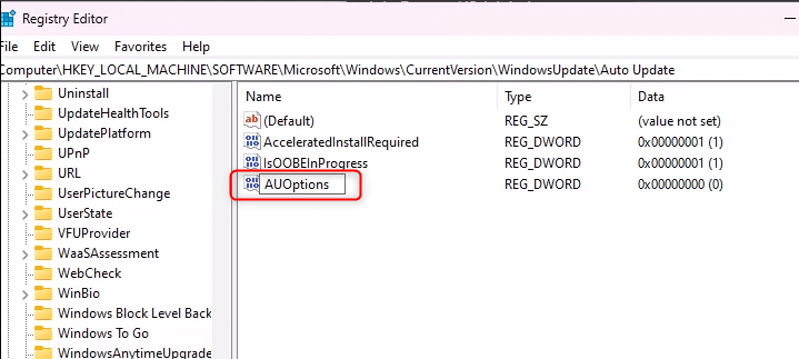 Windows Update Registry Settings: How to Customize Them image 4
